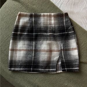 Plaid skirt